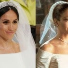 Meghan Markle from the royal wedding and Jennifer Lopez from 'The Wedding Planner.'