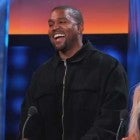 Steve Harvey, Kanye West and Kim Kardashian West on 'Celebrity Family Feud'