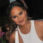 Chrissy Teigen, John Legend and Baby Luna in pink