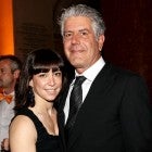 Ottavia Busia-Bourdain and Anthony Bourdain