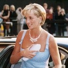 Princess Diana blue mini dress