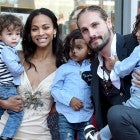 Zoe Saldana and Marco Perego
