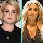 Kelly Osbourne and Demi Lovato (inset)