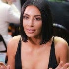 Kim Kardashian and President Donald Trump (inset)