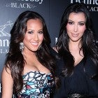 Adrienne Bailon and Kim Kardashian