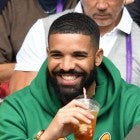 Drake attends day eight of the Wimbledon Tennis Championships at the All England Lawn Tennis and Croquet Club on July 10, 2018 in London, England.
