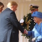 Donald Trump Melania Trump Queen Elizabeth