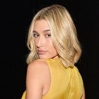 Hailey Baldwin in yellow dress