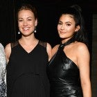 Kylie Jenner with Handmaid's Tale cast
