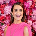 Mandy Moore pink dress Paris couture week