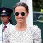 Pippa Middleton printed voluminous sleeved dress