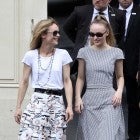 Vanessa Paradis and her daughter Lily-Rose Depp attend the Chanel Haute Couture Fall Winter 2018/2019 show as part of Paris Fashion Week on July 3, 2018 in Paris, France. 
