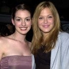 Anne Hathaway and Mandy Moore at the 'Princess Diaries' premiere in 2001