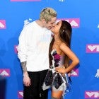Pete Davidson and Ariana Grande kiss at 2018 mtv vmas
