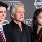 Michael Douglas, Dylan Douglas, Carys Zeta Douglas