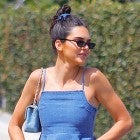 Kendall Jenner American Eagle denim outfit