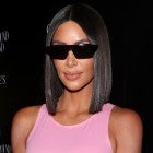 Kim Kardashian body pink dress