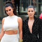 Kim and Kourtney Kardashian