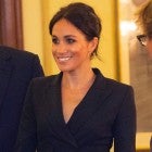 Meghan Markle in Black Blazer Dress at Hamilton