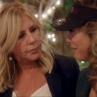 Kelly Dodd and Vicki Gunvalson have an emotional chat on Bravo's 'The Real Housewives of Orange County.'