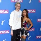 Pete Davidson and Ariana Grande - mtv vmas 2018 red carpet