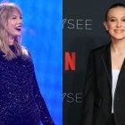 Taylor Swift and Millie Bobby Brown