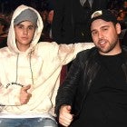 Justin Bieber and Scooter Braun