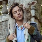 Harry Styles Gucci campaign with animals 1280
