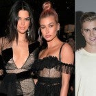 Kendall Jenner, Hailey Baldwin, Justin Bieber