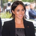 Meghan Markle in black pantsuit for WellChild awards