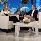 Kristen Bell and Ellen DeGeneres