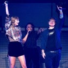 Taylor Swift and Ed Sheeran