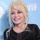 Dolly Parton with Willie Nelson (inset right) and Kacey Musgraves (inset left).