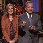 Steve Carell, Jenna Fischer, Ellie Kemper and Ed Helms have a mini 'Office' reunion on 'Saturday Night Live'
