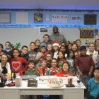 Kobe Bryant surprises school kids