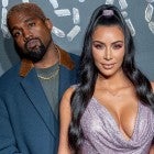 Kanye West and Kim Kardashian at Versace fall 2019 show