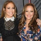 Jennifer Lopez and Leah Remini at a photocall for 'Second Act' in Beverly Hills on Dec. 9