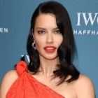 Adriana Lima in red in Geneva