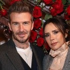 David Beckham and Victoria Beckham at the Kent & Curwen presentation
