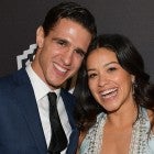Joe LoCicero and Gina Rodriguez attend the 2019 InStyle and Warner Bros. 76th Annual Golden Globe Awards Post-Party