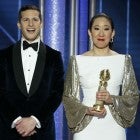Andy Samberg and Sandra Oh