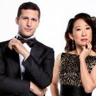 andy samberg sandra oh golden globes