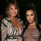Chrissy Teigen and Kim Kardashian