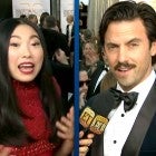 2019 SAG Awards: Watch Milo Ventimiglia, Awkwafina and More Celebs Play Question Train Game!