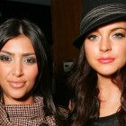 Kim Kardashian and Lindsay Lohan