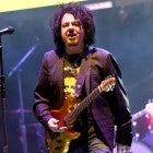 Guitarist Steve Lukather of the band Toto performs onstage with Kings of Chaos at the Adopt the Arts annual rock gala at Avalon Hollywood on January 31, 2018 in Los Angeles.
