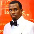 Diddy at the unveiling of his wax figure at Madame Tussauds in New York in 2009