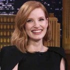 Jessica Chastain on 'The Tonight Show' with Sophie Turner in 'X-Men: Dark Phoenix' (inset)