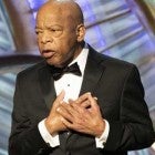 Congressman John Lewis and Amandla Stenberg at the 2019 Oscars