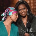 Alicia Keys and Michelle Obama at the 2019 GRAMMY Awards